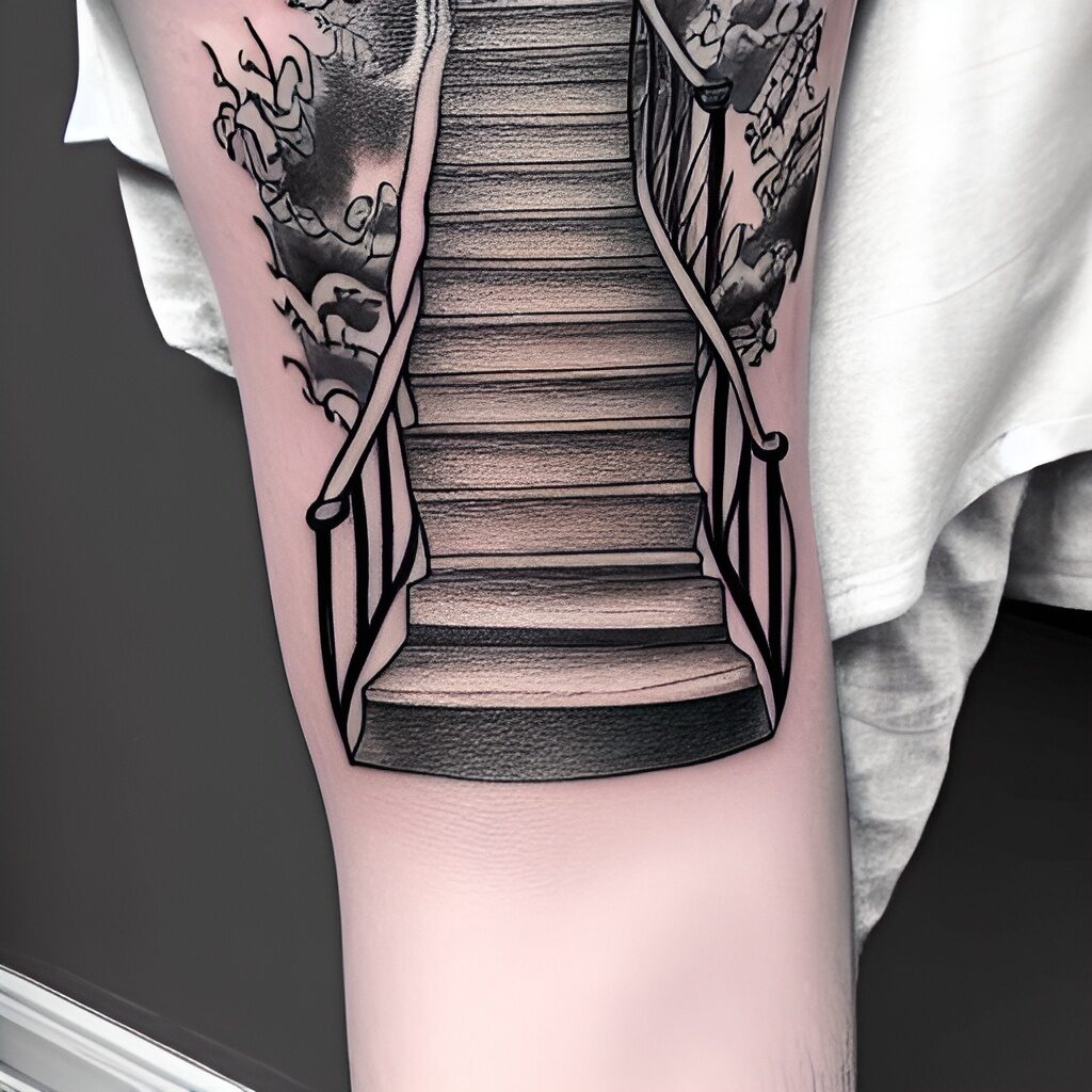 Stairs to Heaven Tattoo  Joel Gordon Photography
