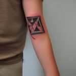 Square Tattoo Meaning & Symbolism (Dependability)