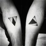 2 Triangle Tattoo Meaning & Symbolism (Femininity)