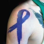 Blue Ribbon Tattoo Meaning (Prevention)