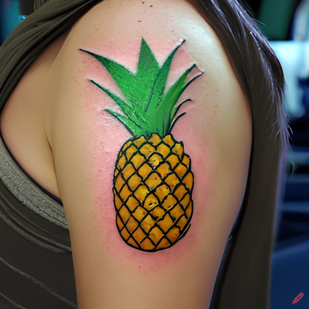 20 Fantastic Pineapple Tattoo Designs With Meanings