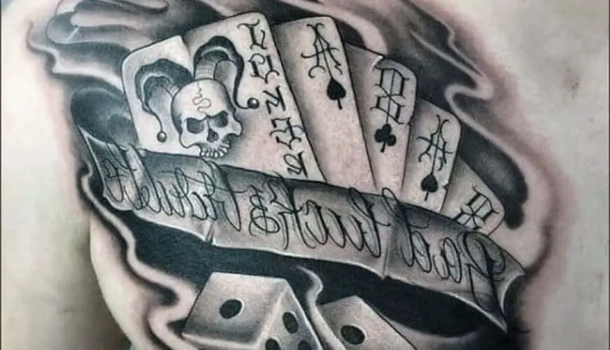 Playing Cards Tattoo Designs