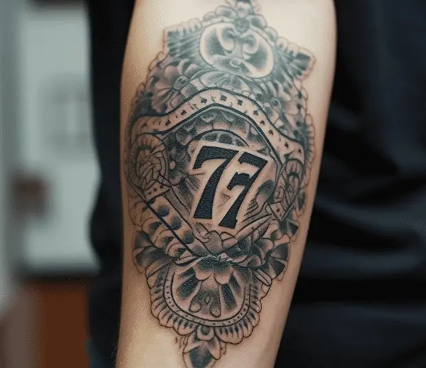 15 Magnificent Number 7 Tattoo Designs  Psycho Tats