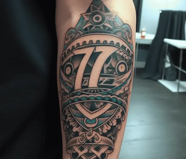 777 Tattoo Symbolism  Cool Ideas  Tattoo Twist