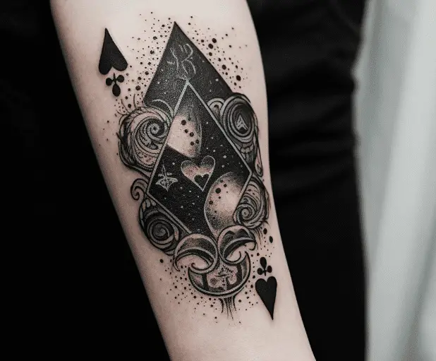 Ace of Spades Tattoo Design