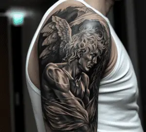Fallen Angel Tattoo Meaning & Symbolism (Grief)