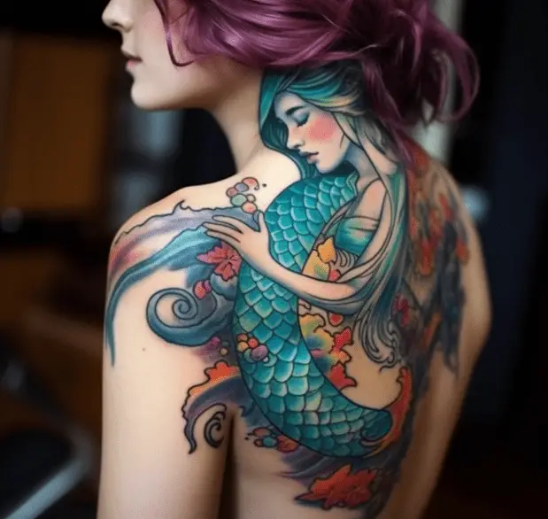 Buy 2 Little Mermaid Temporary Tattoos Online in India  Etsy