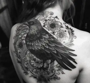 Raven Tattoo Meaning And Symbolism (Wisdom + Protection)
