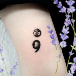 Semicolon Tattoo Meaning: In Mental Health Awareness
