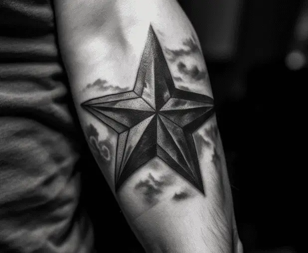 Star Tattoo shooting Stars nautical Star black Star Tattoo Ink tattoo  Design wrist Tattoo human Body CALLIGRAPHY  Anyrgb