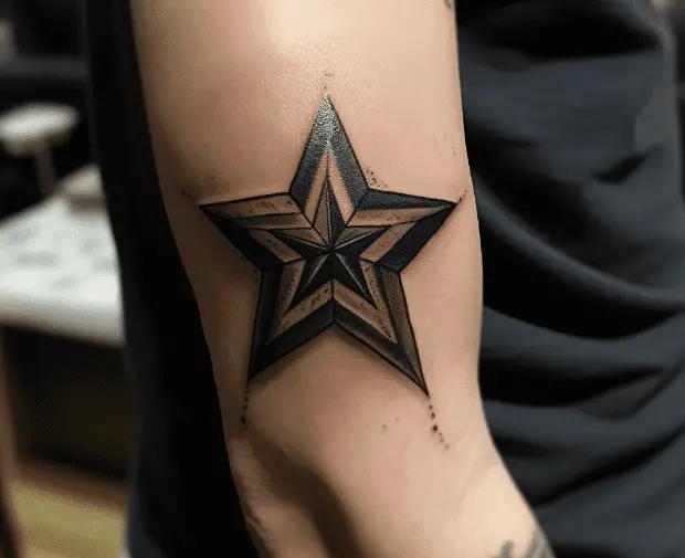 Star On Elbow Tattoo Meaning  Symbolism Energy
