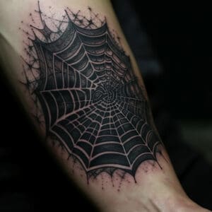 Spider Web Elbow Tattoo Meaning & Symbolism(Prison Life)
