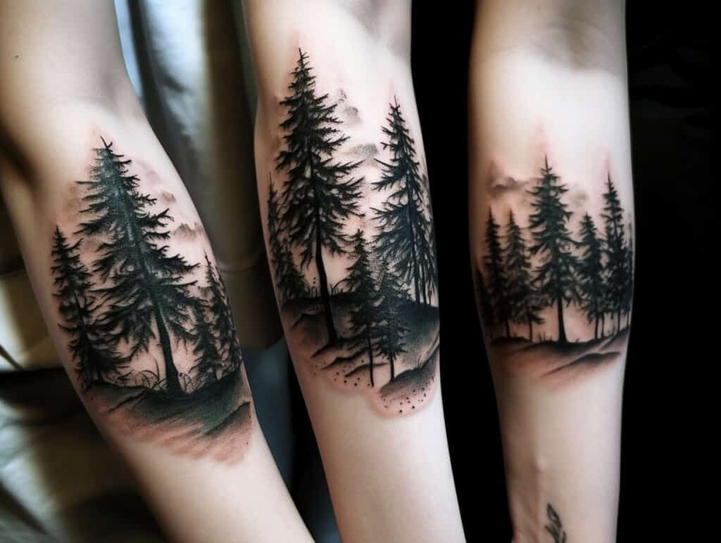 3 Pine Tree Tattoo Meaning