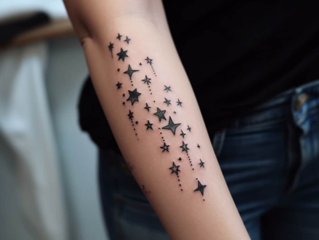 Star Tattoos  Shooting Stars and Nautical Star Tattoo Designs