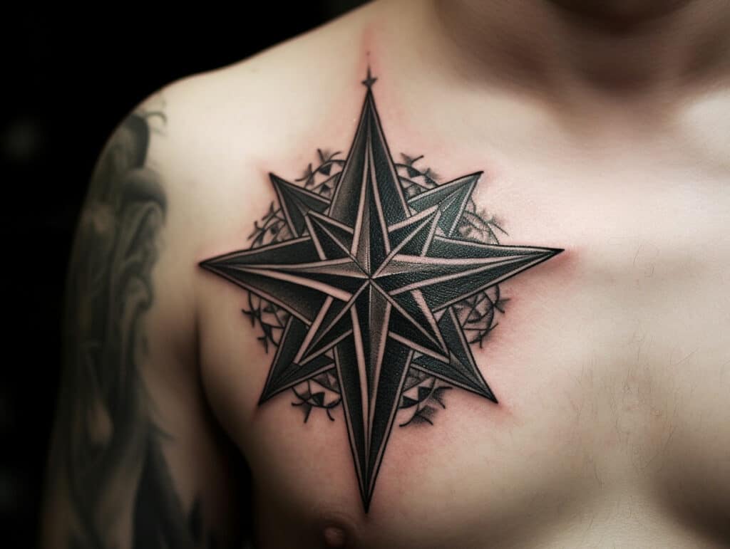 50 Pentagram Tattoo Designs For Men  Five Pointed Star Ideas  Pentagram  tattoo Dragon sleeve tattoos Tattoos