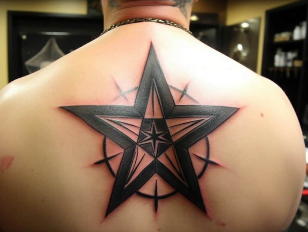 5 Point Star Tattoo