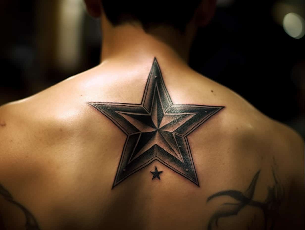 Shoulder Minimalism Stars tattoo at theYoucom