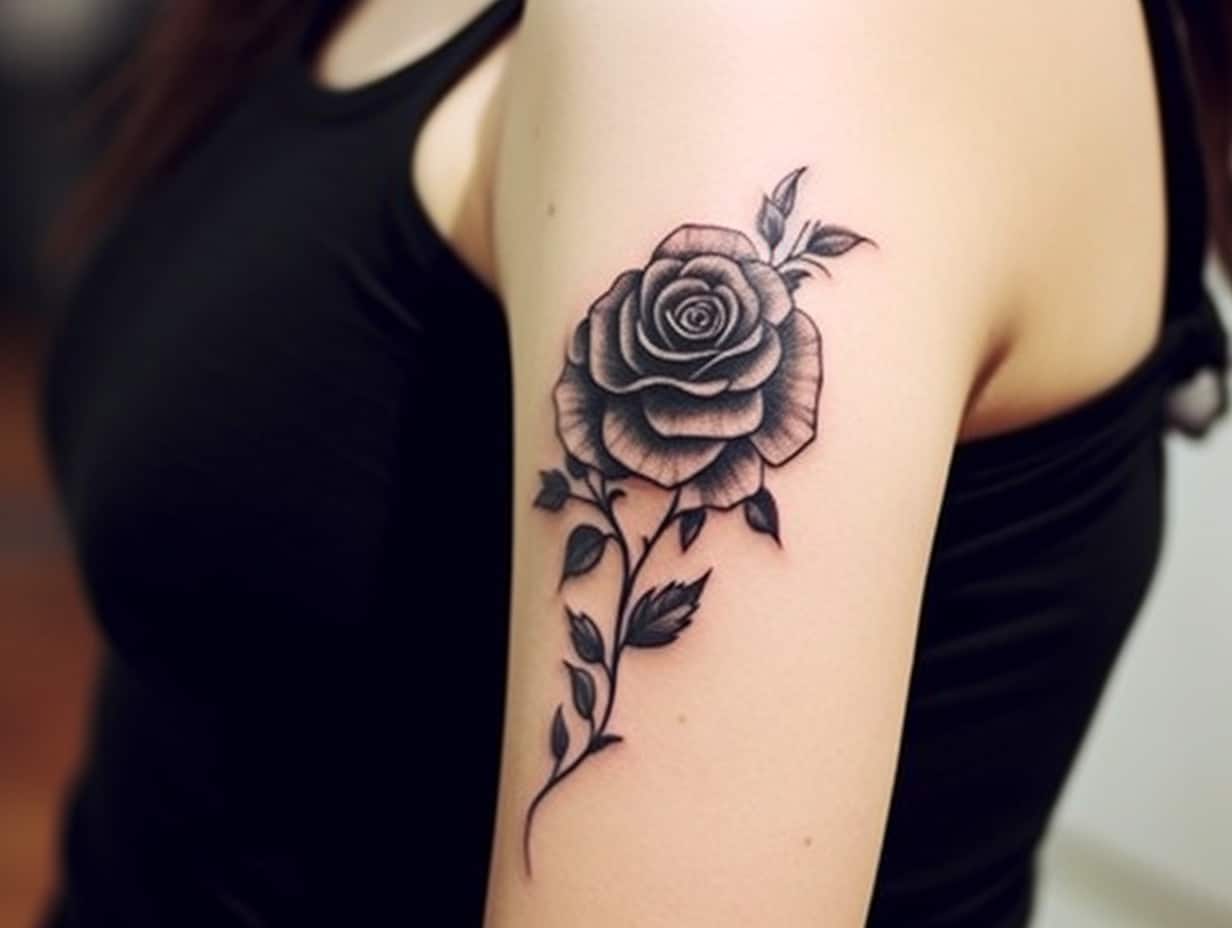 Unlocking the Mysterious Black Rose Tattoo Meaning What You Need to Know