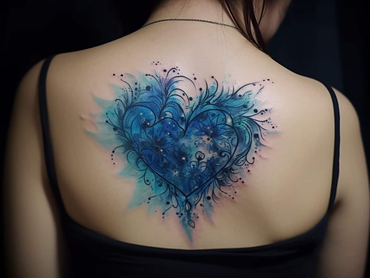 Blue Heart Tattoo Meaning & Symbolism (Passion)