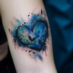 Blue Heart Tattoo Meaning & Symbolism (Passion)