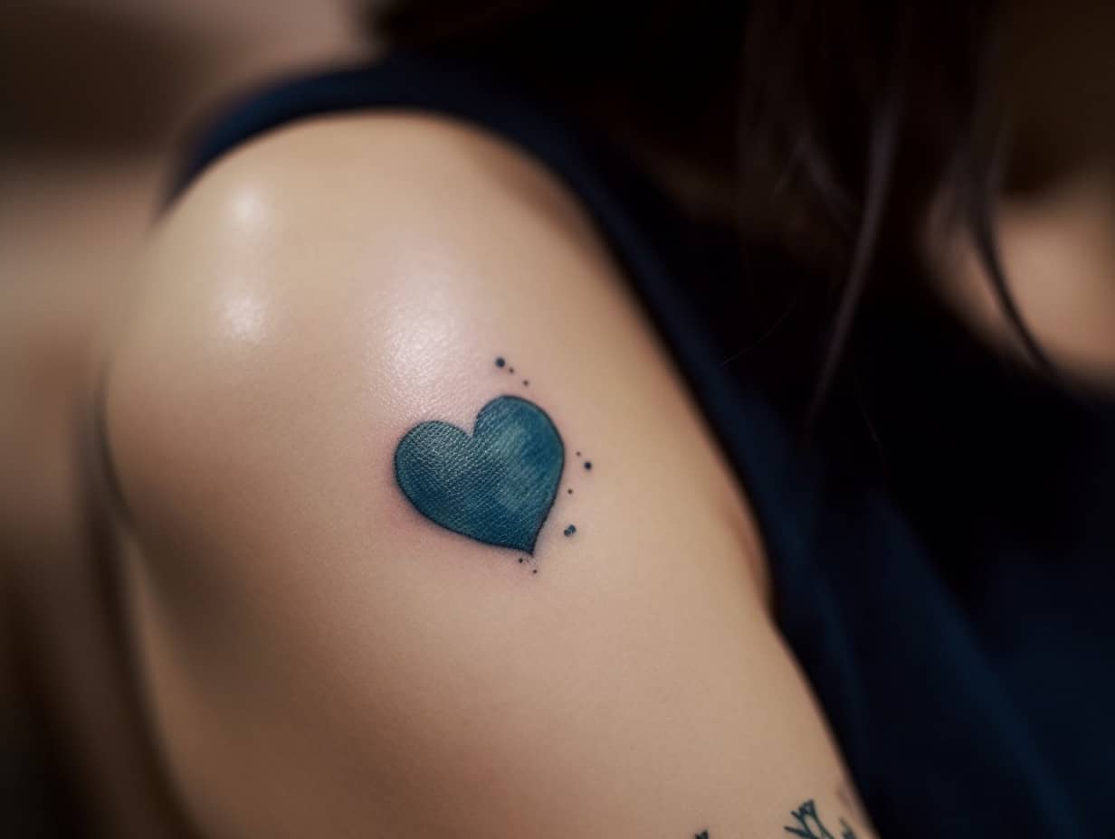 Blue Heart Tattoo Meaning & Symbolism (Passion)