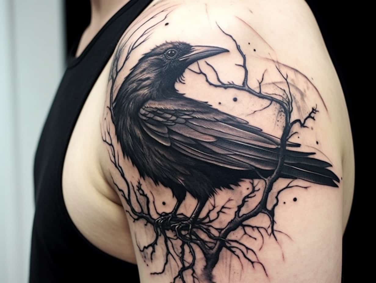 Crow Tattoo Meaning: Symbolism and Designs