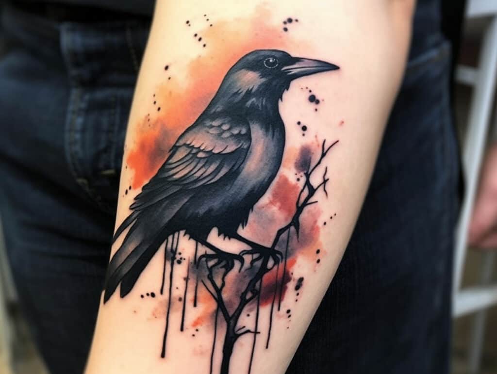 Crow Tattoo Meaning for Men