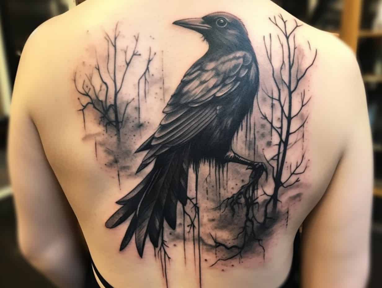Crow Tattoo Meaning: Symbolism and Designs