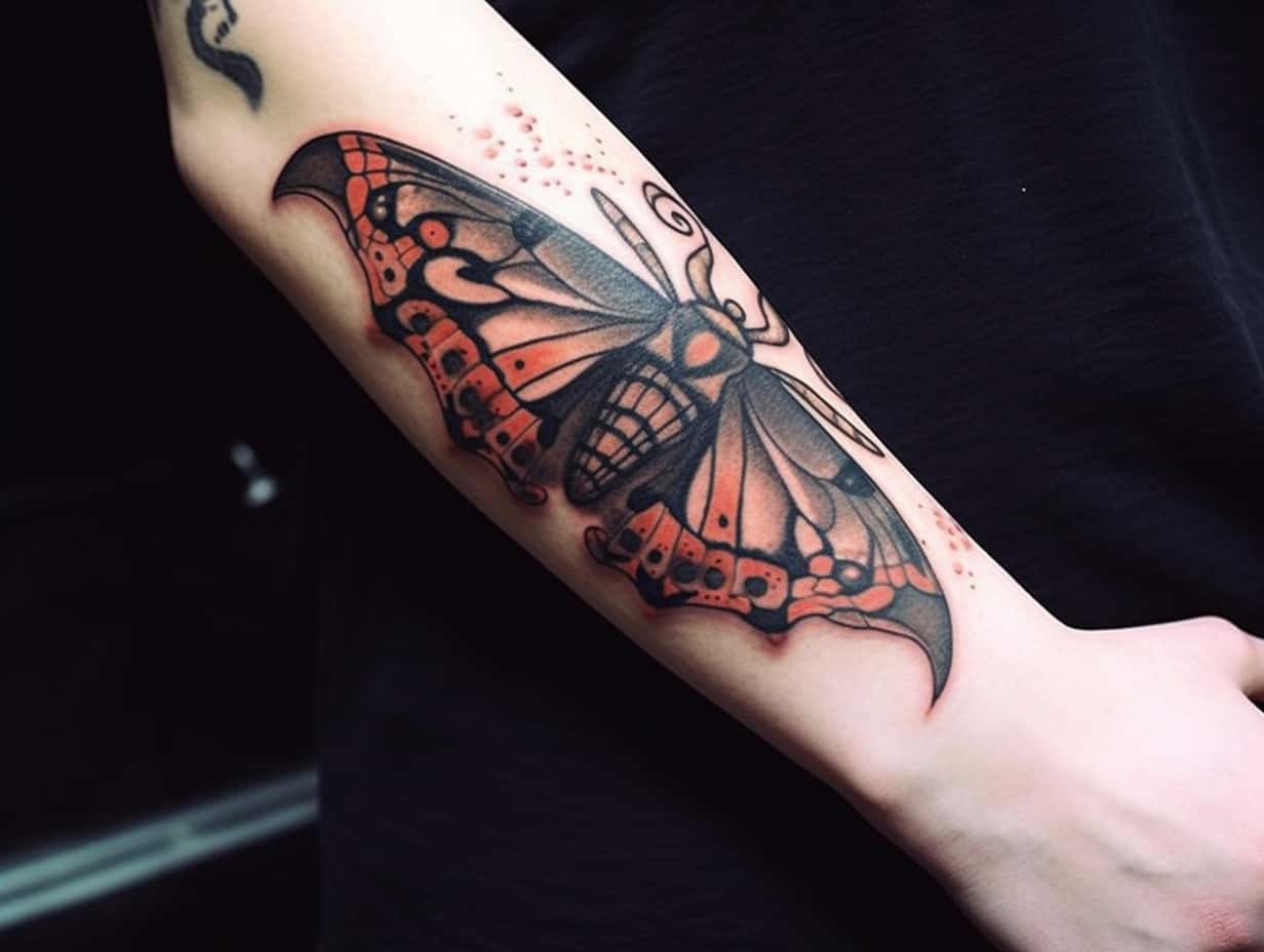 Death Moth Tattoo Meaning Unveiling the Dark Symbolism