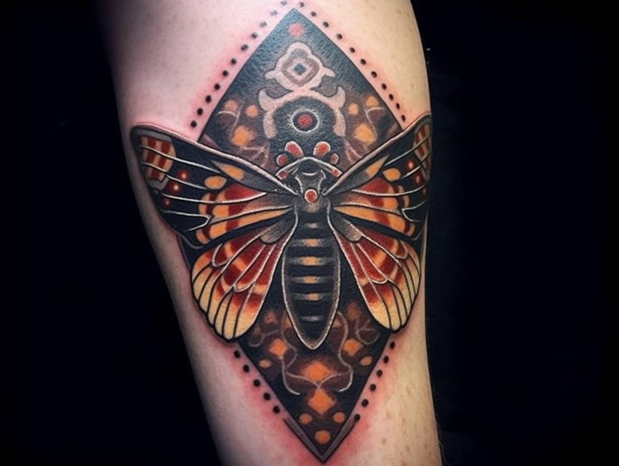 Death Moth Tattoo Meaning Unveiling the Dark Symbolism