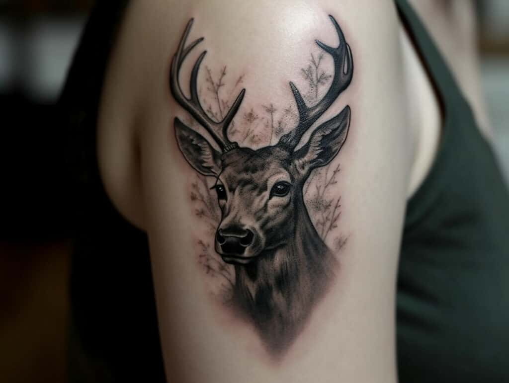 Deer Antler Tattoo Meaning