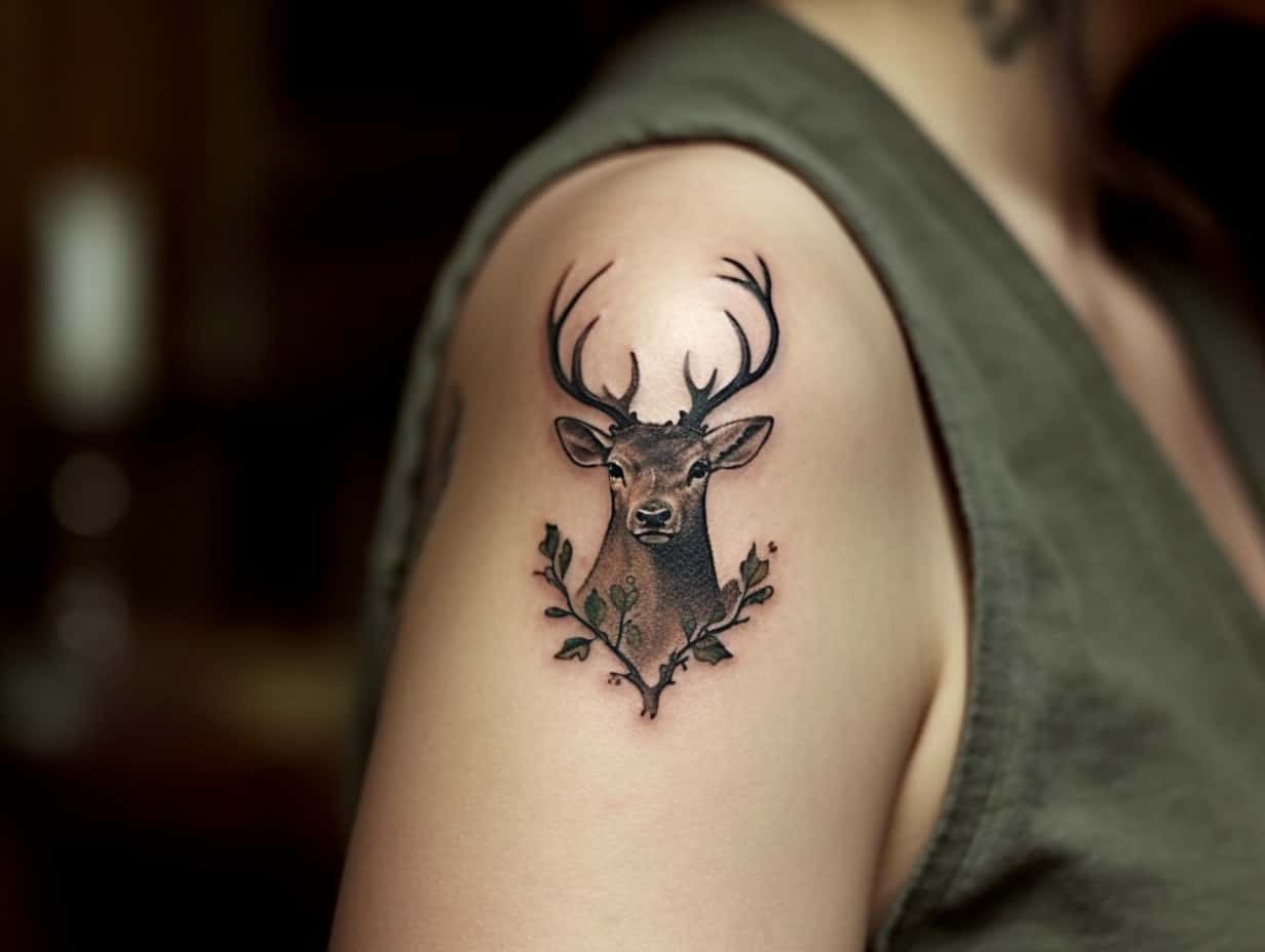 Deer Antler Tattoo Meaning: Symbolism and Interpretations