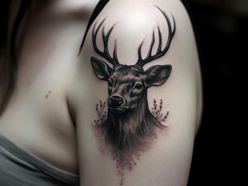 Deer Antler Tattoo Meaning