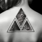 Double Triangle Tattoo Meaning & Symbolism (Faith)