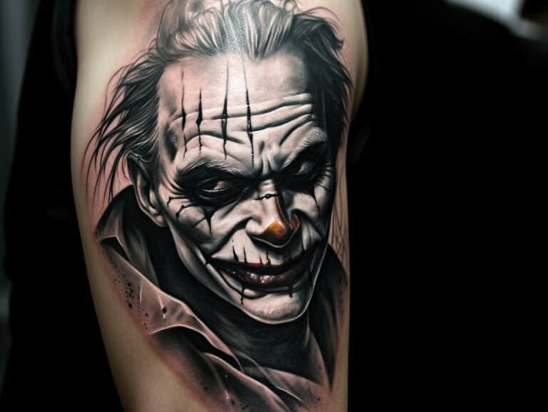 Joker Tattoo Meaning: Symbolism + Ideas