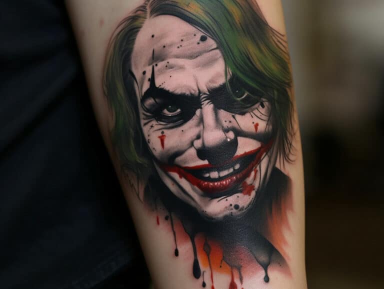 Joker Tattoo Meaning: Symbolism + Ideas