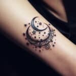 Moon and Star Tattoo Meaning: Symbolism and Designs