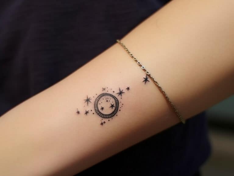 Moon and Star Tattoo Meaning: Symbolism and Designs