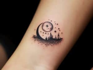 Moon and Star Tattoo Meaning: Symbolism and Designs