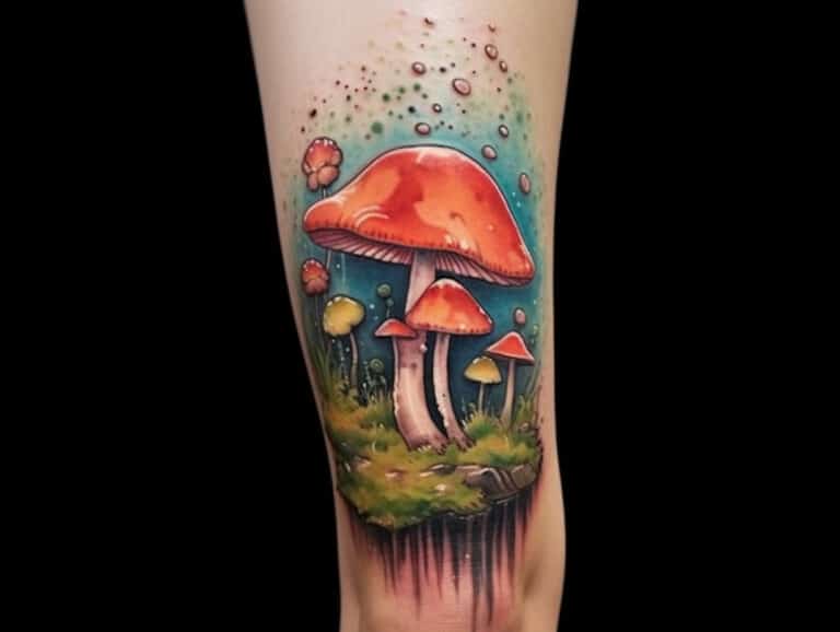 Mushroom Tattoo Meaning Symbolism and Designs