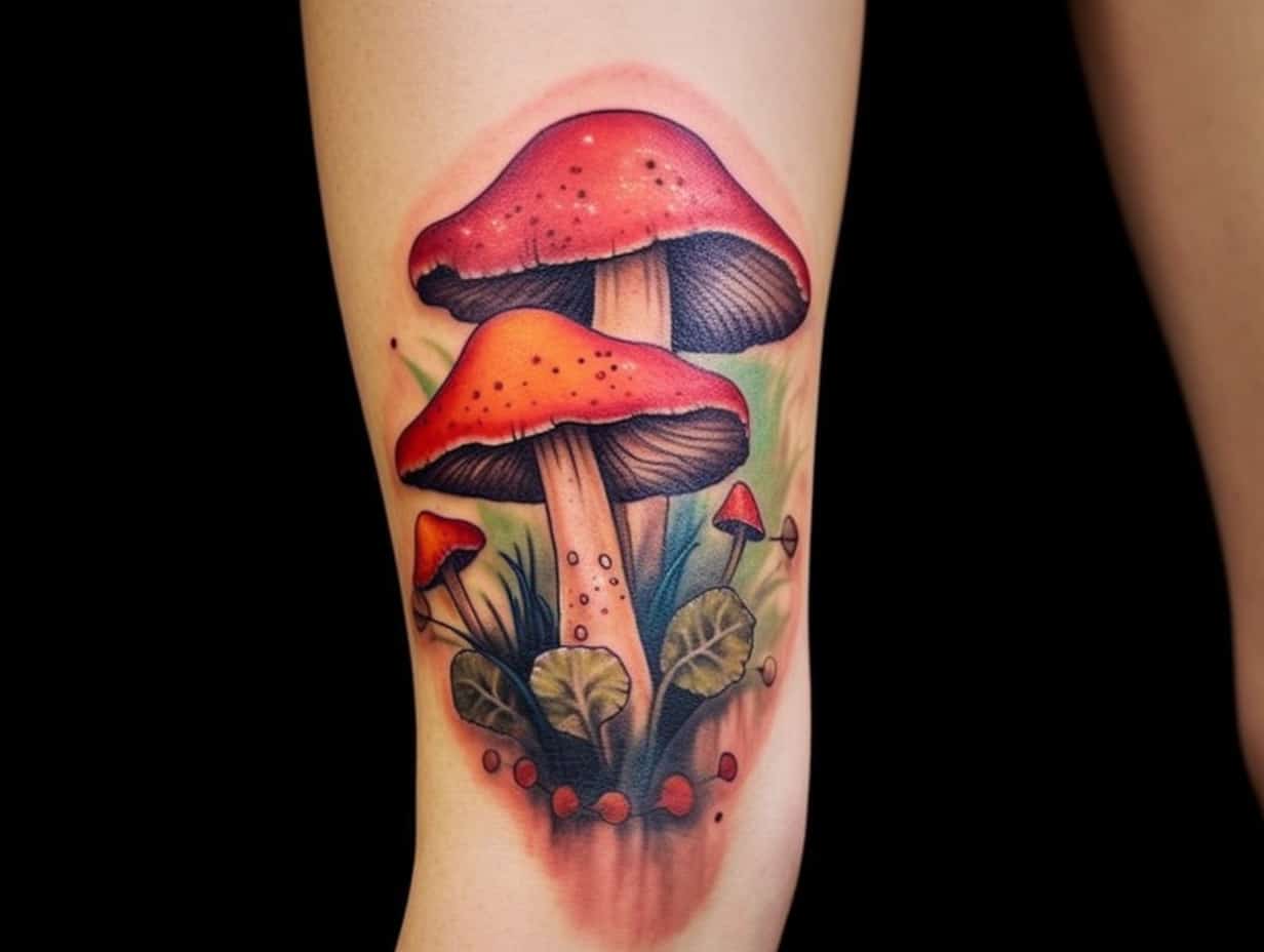 Double Dutch Tattooing  Trippy 3D mushroom tattoo  done by  laskotattooartist  3dtattoo 3dimension 3d ankletattoo  colorfultattoo amsterdamtattooshop guestartist mushrooms shroom  shroomtattoo mushroomtattoo ade besttattooers  Facebook