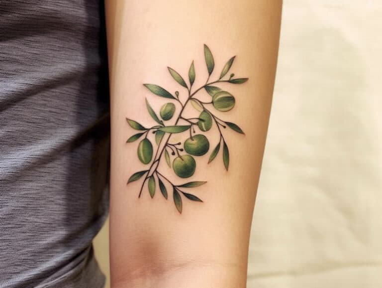 Olive Branch Tattoo Meaning Symbolism Explained + Designs