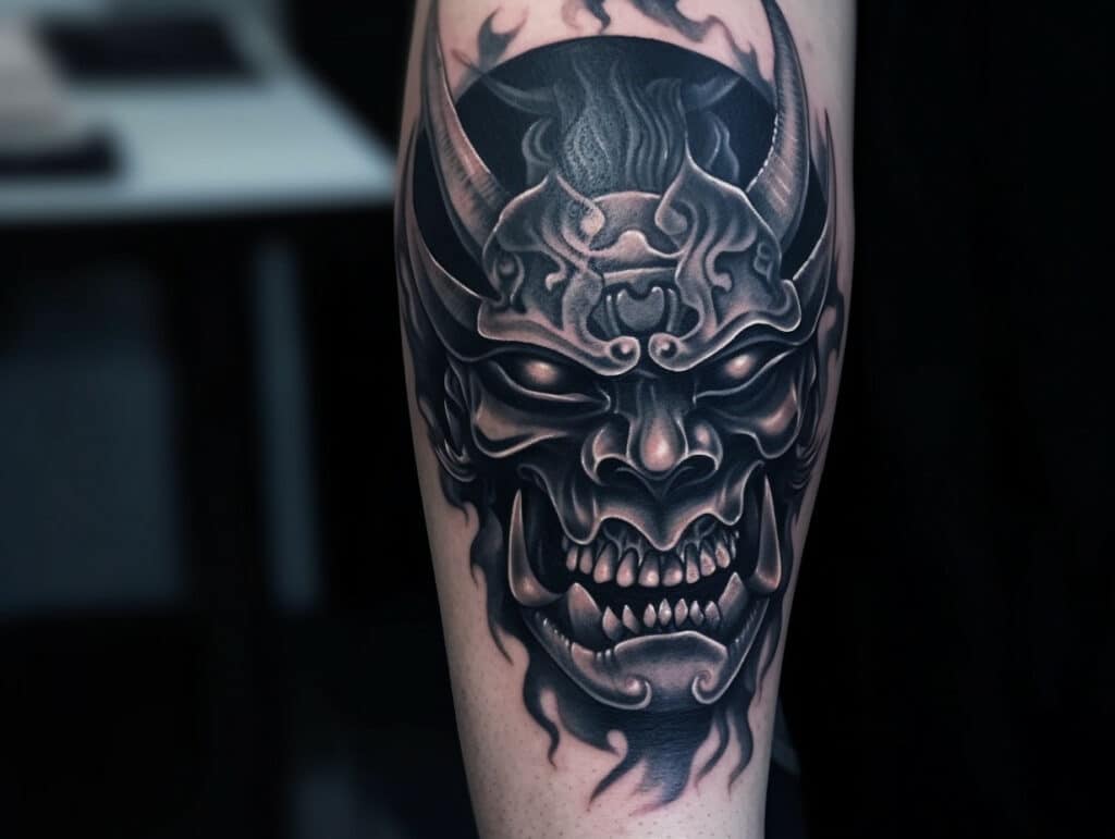 What Does Oni Mask Tattoo Mean  Represent Symbolism