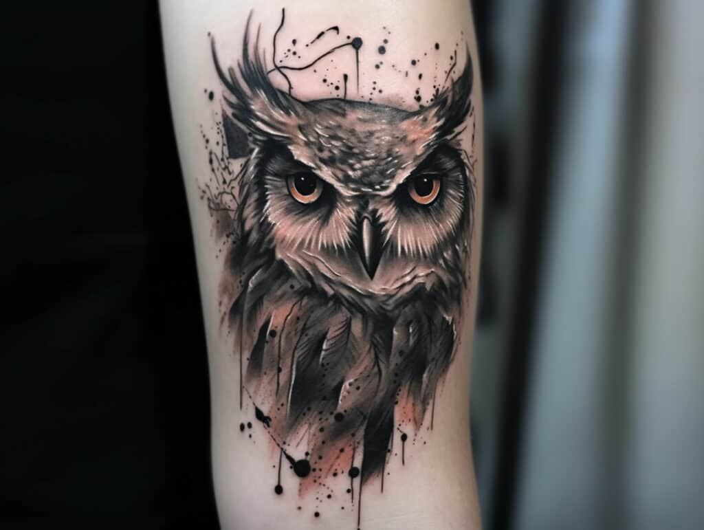 Owl tattoo by Inne Tattoo  Post 25080