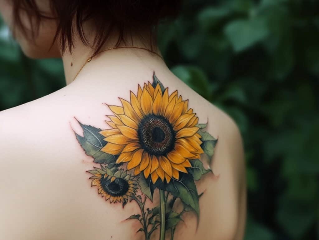TATTOOSORG  Sunflower Tattoo Artist éo araújo Watercolor