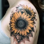 Sunflower Tattoo Meaning Revealed + Designs