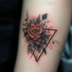 Triangle Rose Tattoo Meaning: Symbolism and Designs