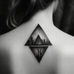 Upside Down Triangle Tattoo Meaning & Symbolism (Lunar)