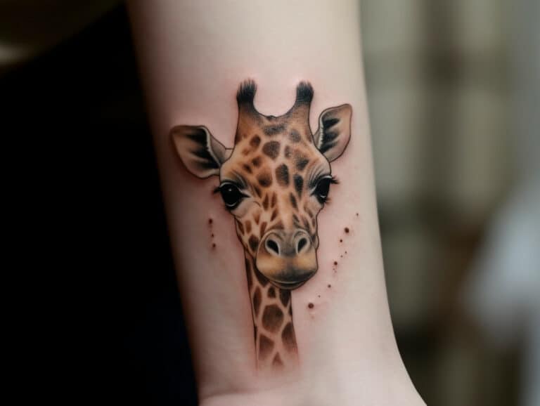 Giraffe Tattoo Meaning & Symbolism (Graceful)