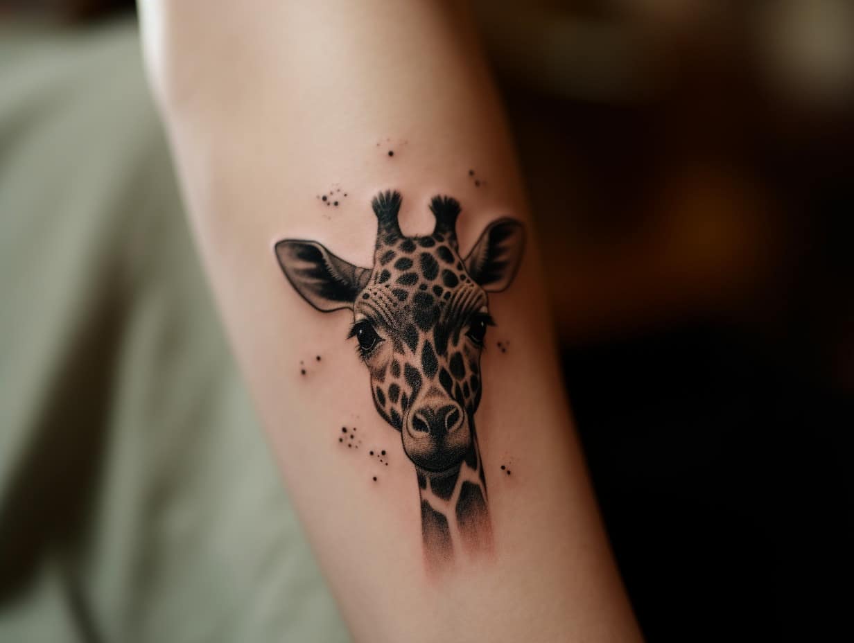 Giraffe Tattoo Meaning & Symbolism (Graceful)